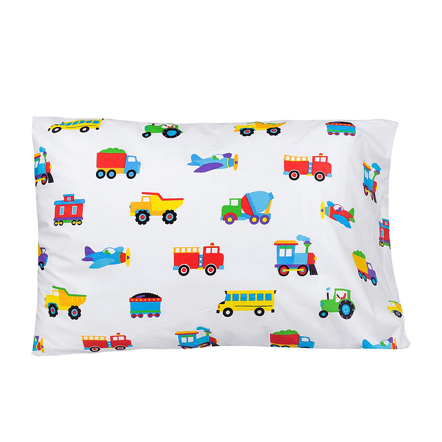 Funda de almohada para niños, 100% algodón, para niños y niñ