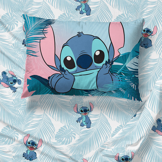 Disney Lilo & Stitch Floral Fun Twin Sheet Set - Juego de 3