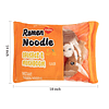 Almohada de Felpa Linda Bolsa de Salchicha Hongo Ramen Fideo