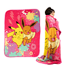 Pokemon Anime Pikachu and Eevee Ropa de cama para niños, man