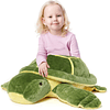 Animal de peluche de tortuga gigante de 33 pulgadas, juguete