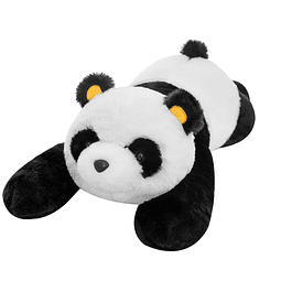 Peluche de panda de peluche, 25.6 pulgadas, lindo, suave, bl