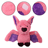 Peluche de murciélago realista rosa de 14 pulgadas, murciéla