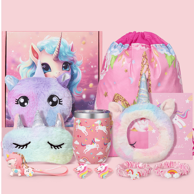 Regalos de Unicornio para Niñas, Caja de Regalo de Cumpleaño