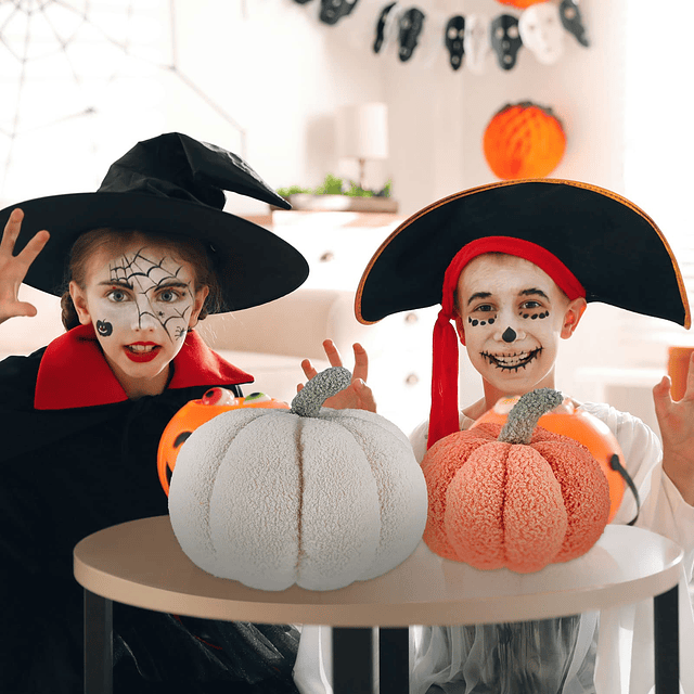 Calabaza rellena de Halloween, juguete de peluche esponjoso