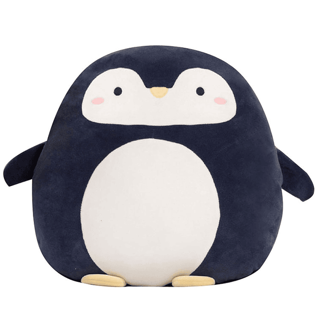 Almohada de peluche de pingüino, juguete de peluche de pingü