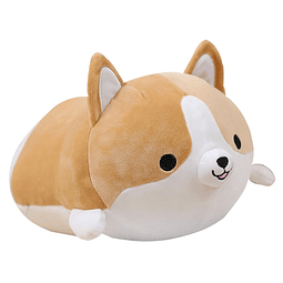 Corgi - Almohada de peluche para perro, suave y lindo Shiba