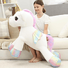 Almohada gigante de peluche de unicornio de 44 pulgadas, lin