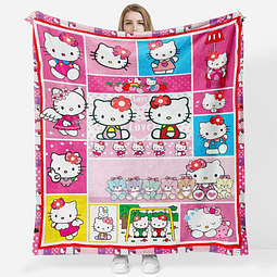 Manta Kawaii para mujeres y niñas – Polar de franela ultrasu