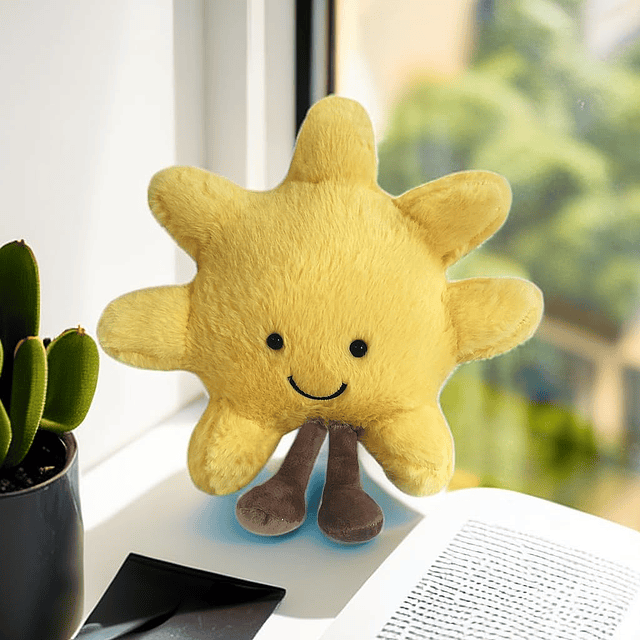 Juguete de peluche de luna nueva Sunshine para niños, almoha