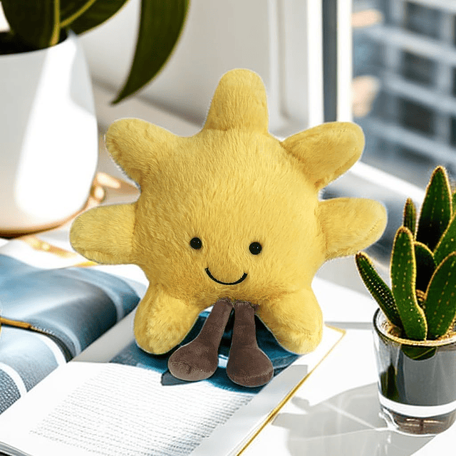 Juguete de peluche de luna nueva Sunshine para niños, almoha