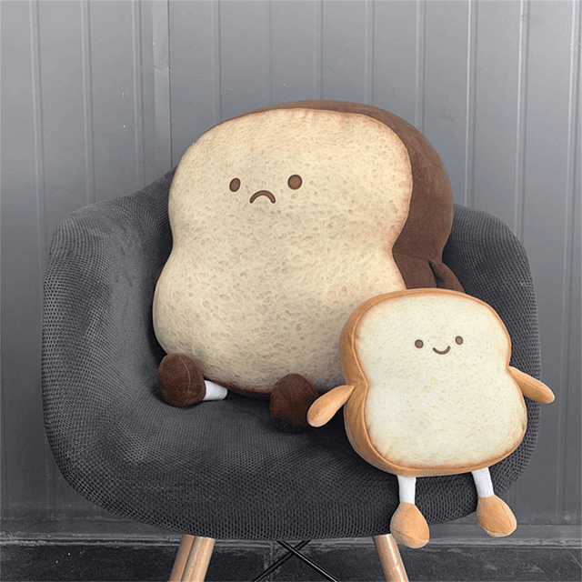 Almohada de Pan Tostado, Almohadas de Juguete de Felpa de Co