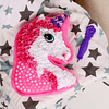 Almohada de unicornio PlushCraft, tela por número, arte y ma