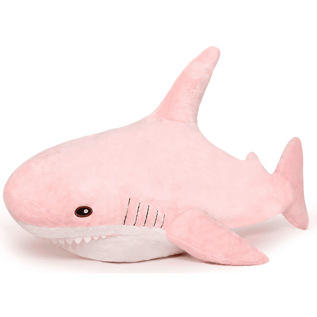 Shark Pillow Tiburón de Peluche Gigante, Tiburón Bebé de Pel