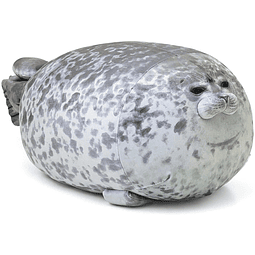 Chubby Blob Seal Pillow, peluche de algodón de peluche, lind