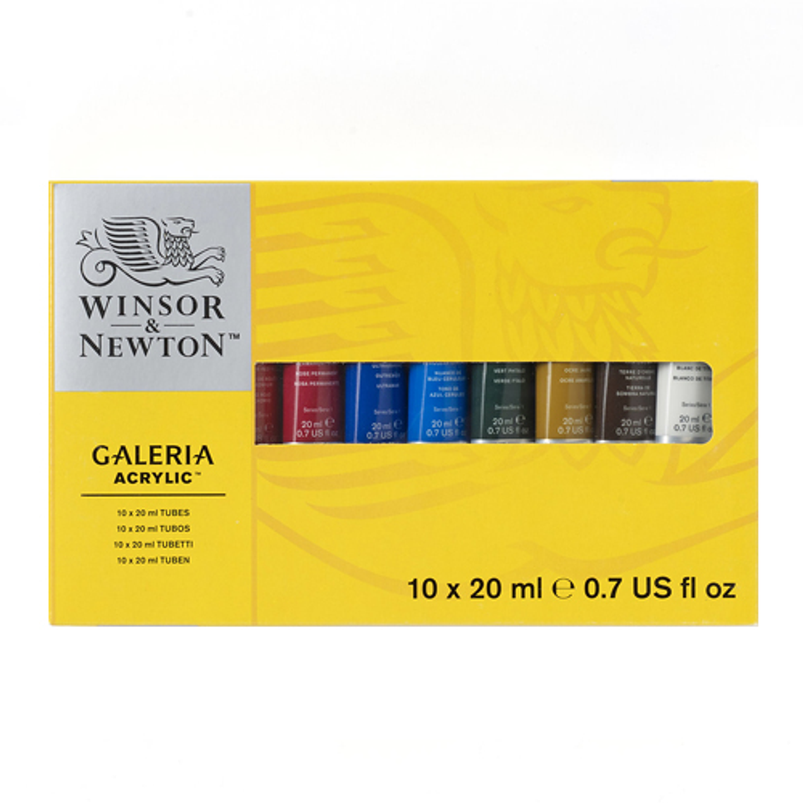 Acrílicos Winsor & Newton Galeria 10 X 20ml 1