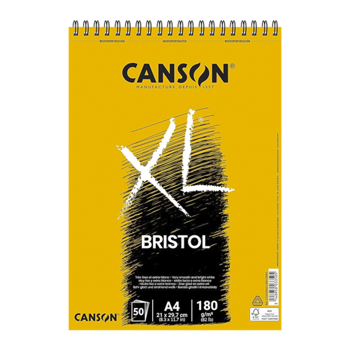 Croquera Bocetos Cason Bristol A4 180g 1