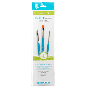 Set Pinceles Select Artiste Mixed Media Princeton #4