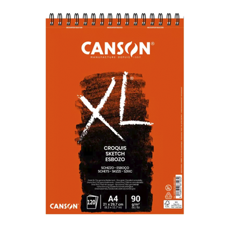 Croquera Boceto Cason XL A4 90gr. 1