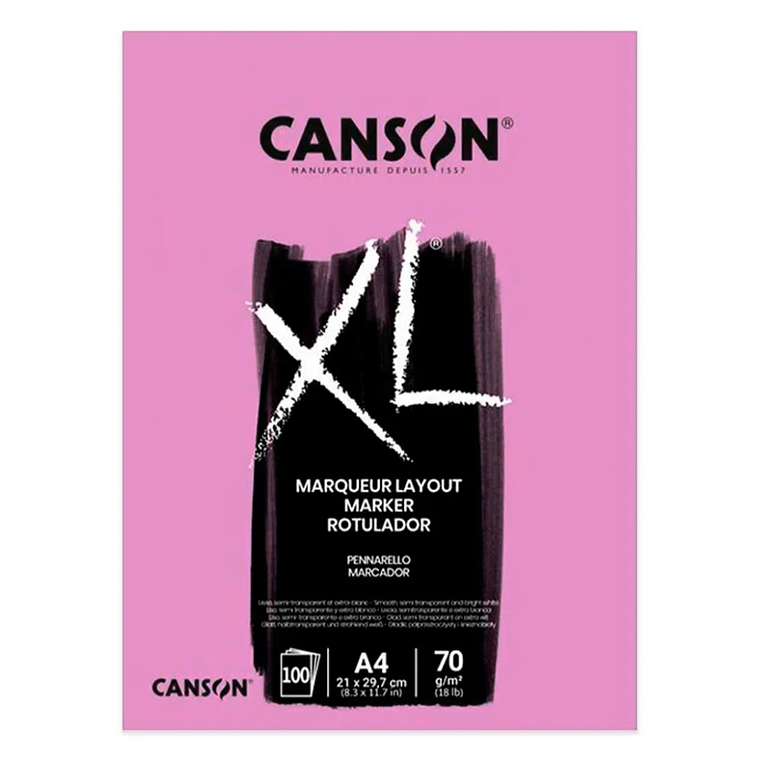 Block para Marcadores Canson Marker A4 70g. 1