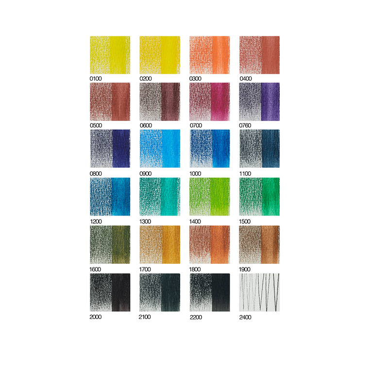 Lápices Tinta Soluble al agua Derwent Inktense 24 Colores 2