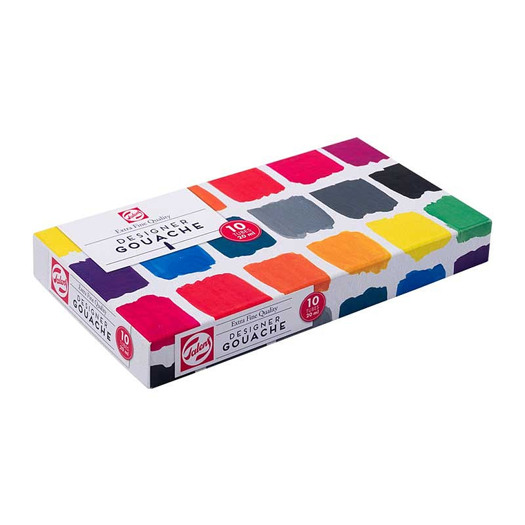 Gouache Extra Fino Talens Set 10 de 20ml 1