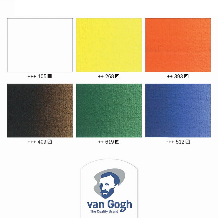 Óleo Van Gogh Set 6 Colores 20ml 3