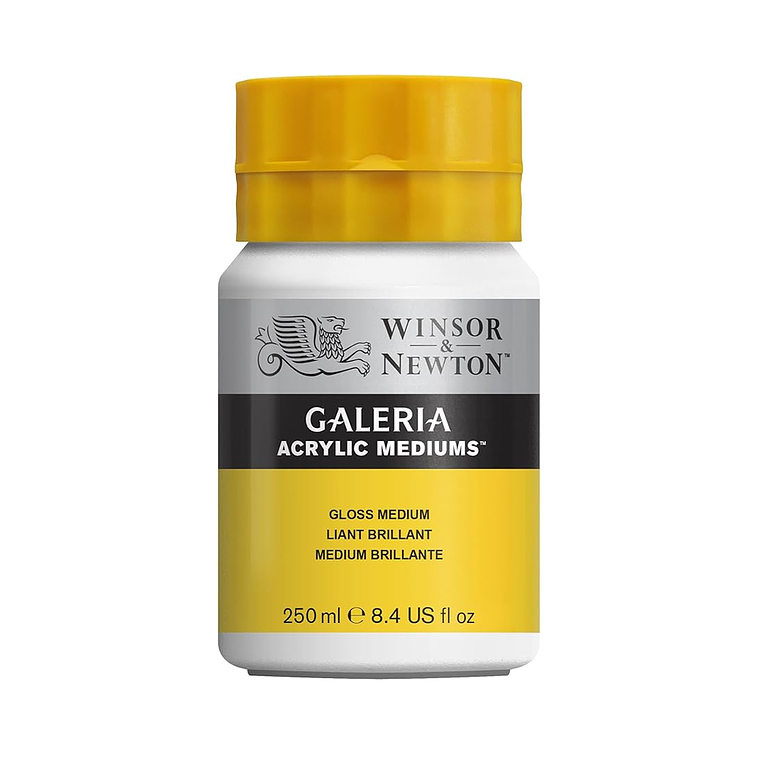 Medium Acrílico Brillante Galeria Winsor & Newton 250ml 1