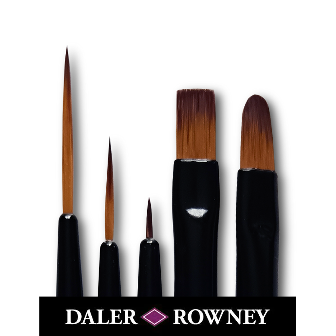 Pinceles Sintéticos Detalles Set 5 Daler Rowney 2