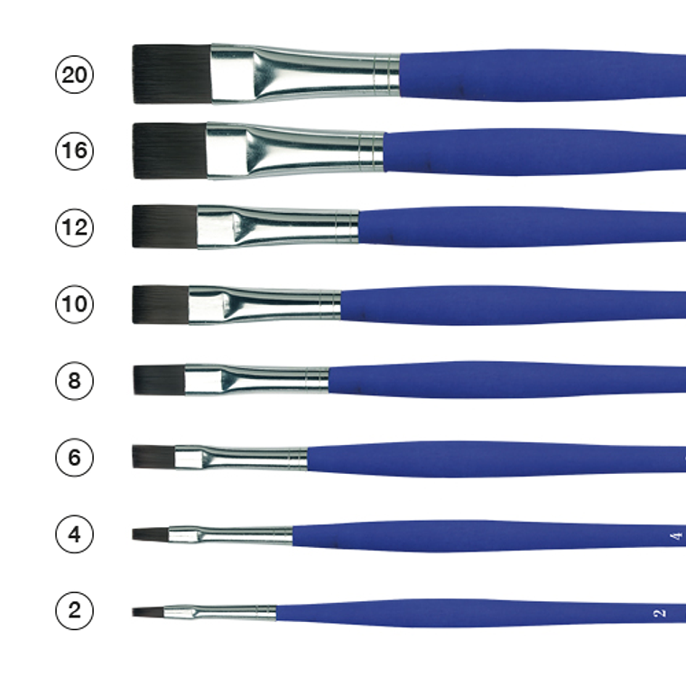 Pinceles Planos Da Vinci Forte Acrylics, Óleo, Acrílico 1