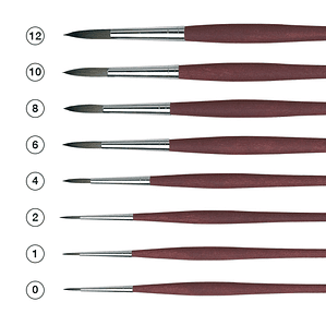 Pinceles Redondos Da Vinci College, Técnicas Densas