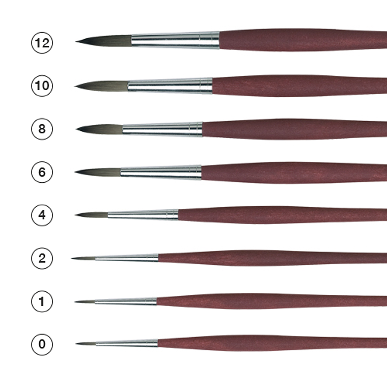 Pinceles Redondos Da Vinci College, Técnicas Densas 1