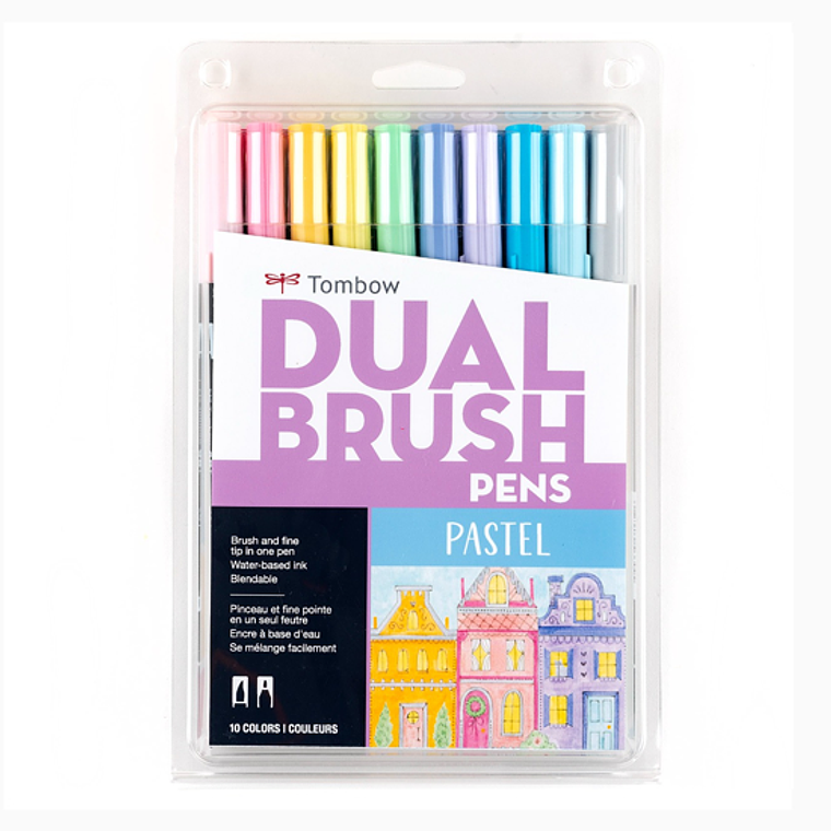 Tombow Dual Brush Pen Colores Pastel 1