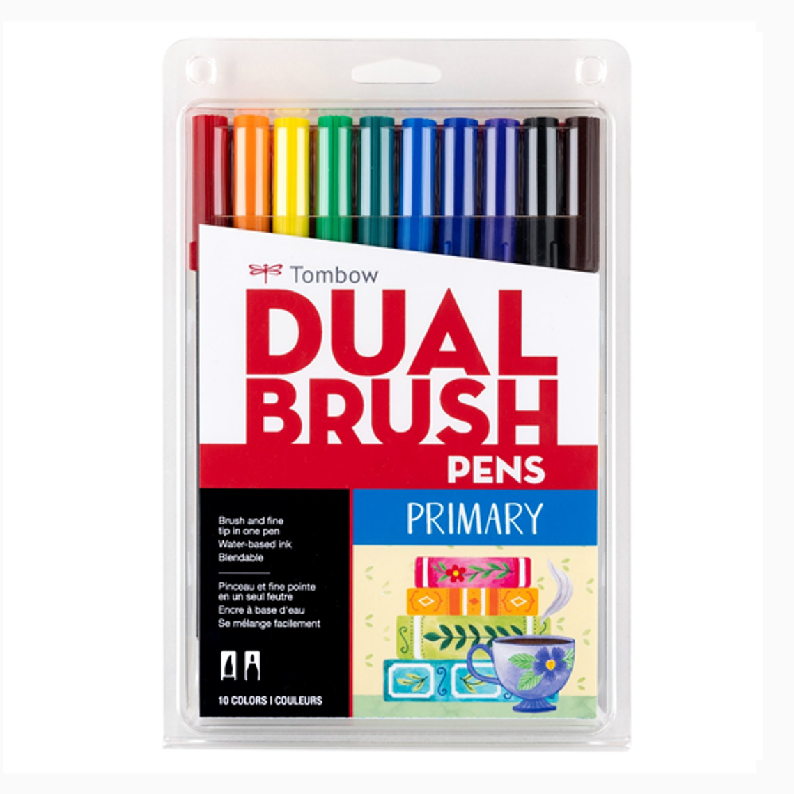 Tombow Dual Brush Pen Colores Primarios 1