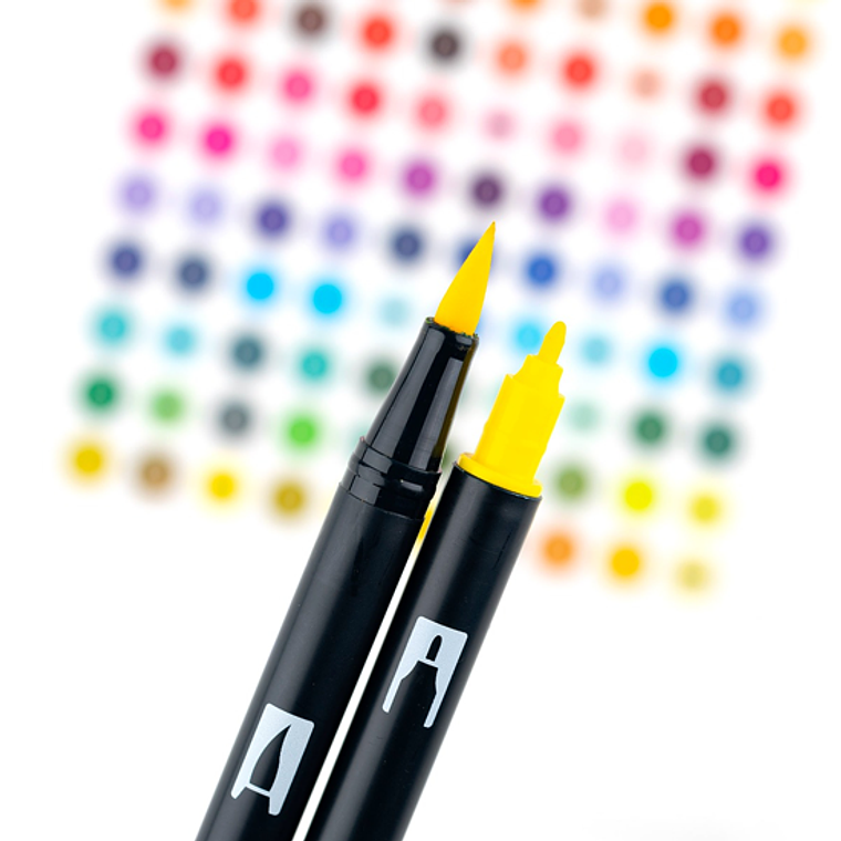 Tombow Dual Brush Pen Colores Primarios 3