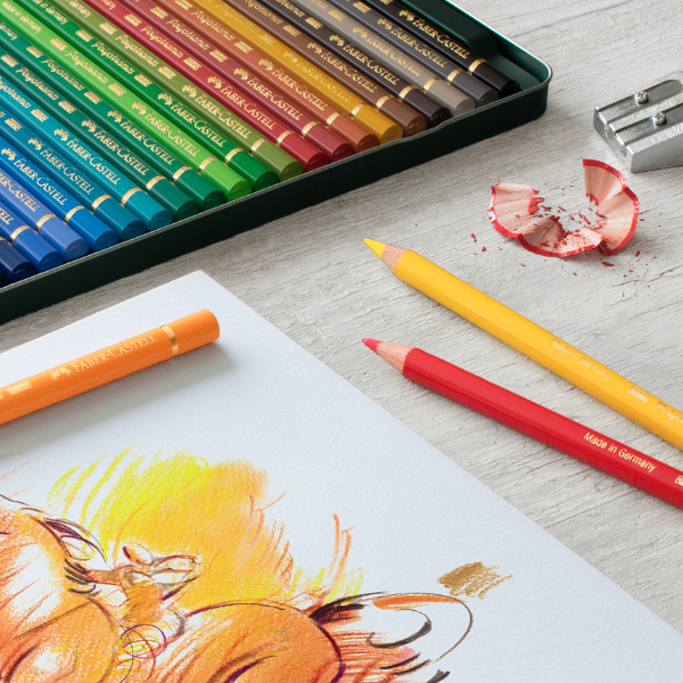 Lápices Polycromos Faber Castell 24 colores 3