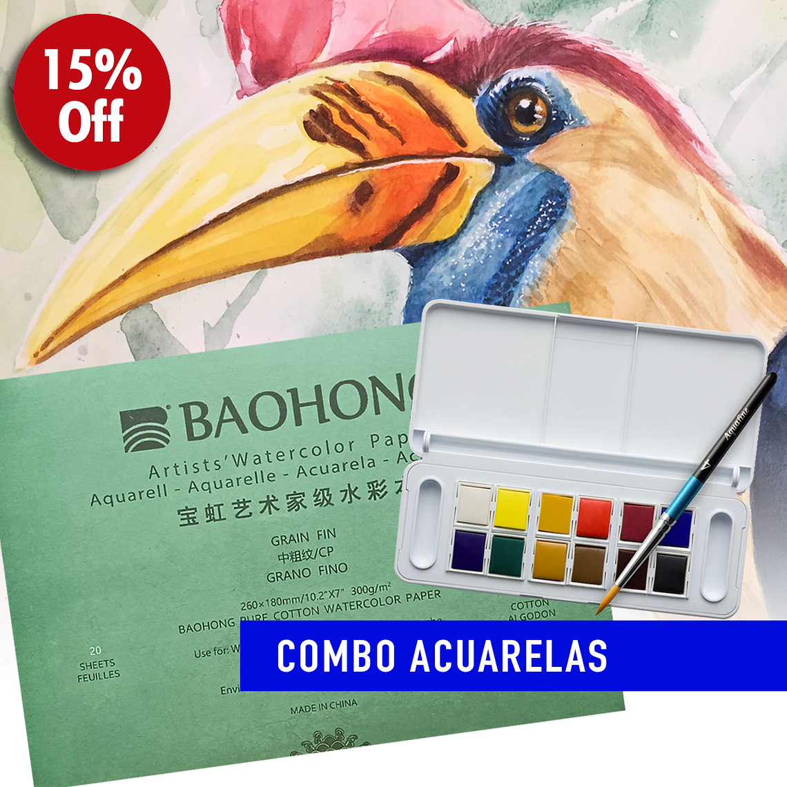 Combo Acuarelas 1