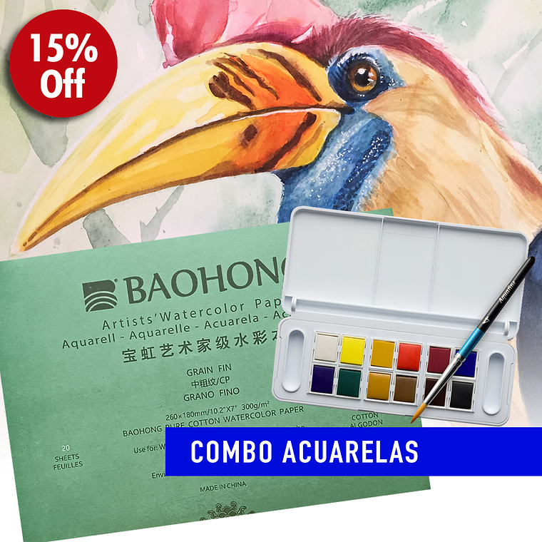 Combo Acuarelas 1