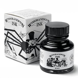 Tinta Negra Dibujo Winsor & Newton 30ml
