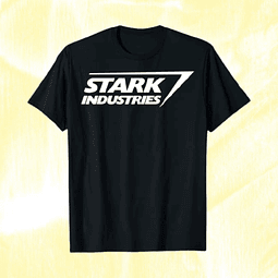 Polera negra Stark Industries