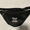 BANANO negro bordado Harry is my friend. 