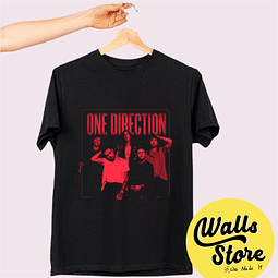 Polera inspirada en One Direction (estampado rojo)