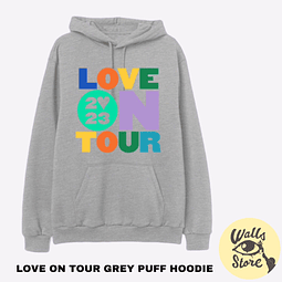 Polerón gris “Love on tour”