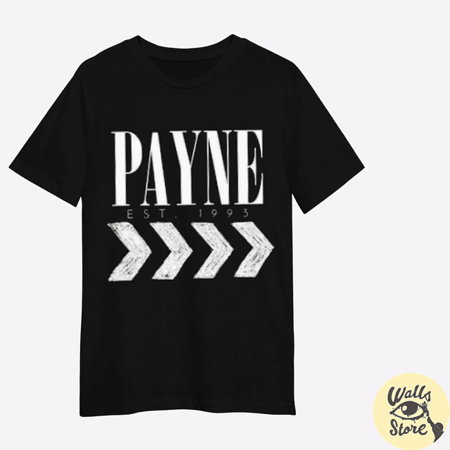 Liam Payne - Polera “Payne / EST 1993” estampado en frente