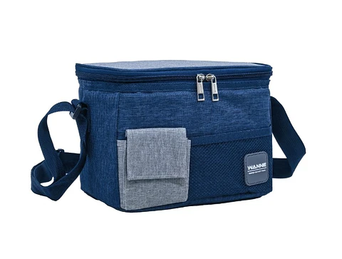 Lancheira Térmica com Alça de Ombro – Azul