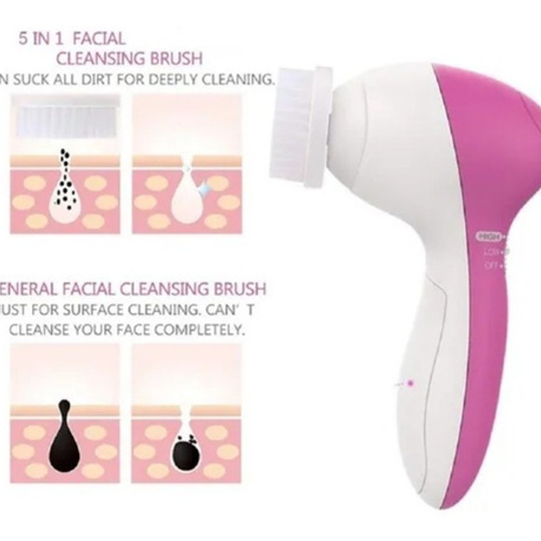 Limpiador Y Masajeador Facial 5 En 1 / Waos 5