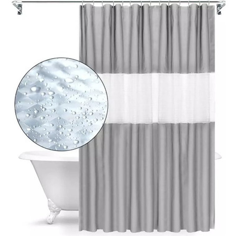 Cortina Baño Ducha 180x200 Waoscl 20