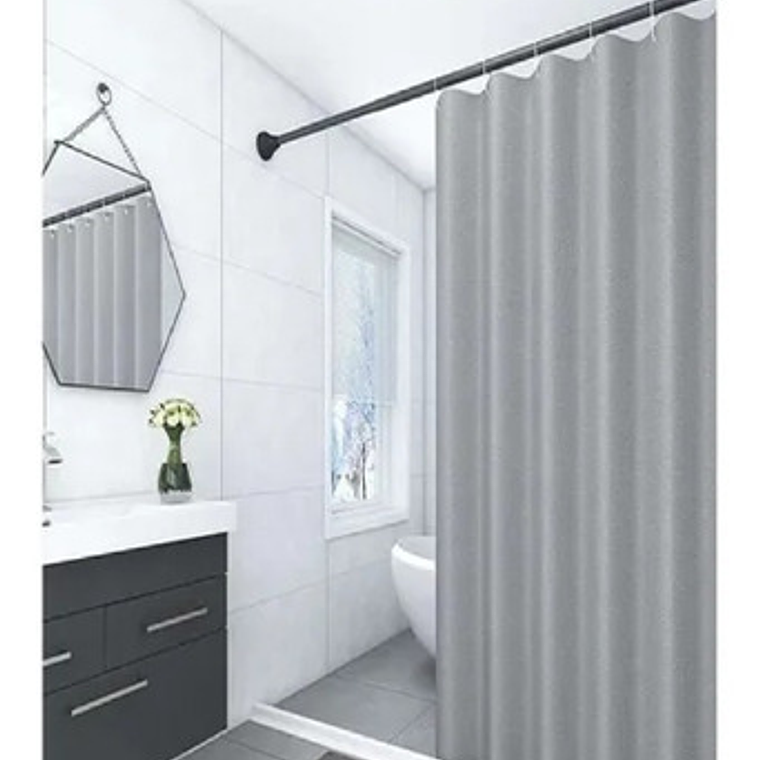 Cortina Ducha Baño 180x180 Elegante / Waos 3