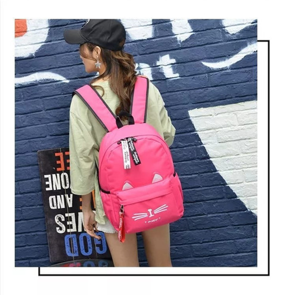Mochila Moow Fucsia 5