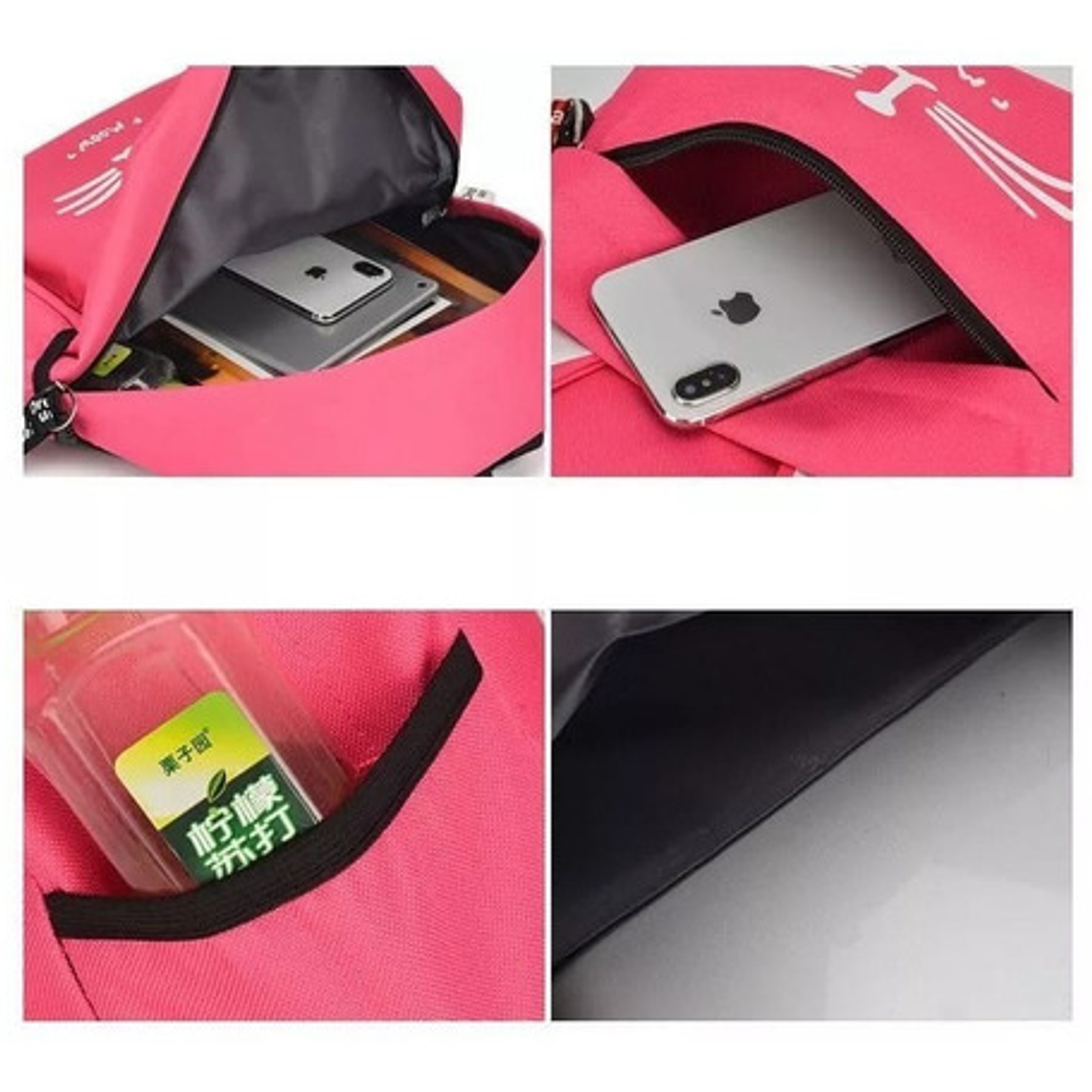 Mochila Moow Fucsia 8